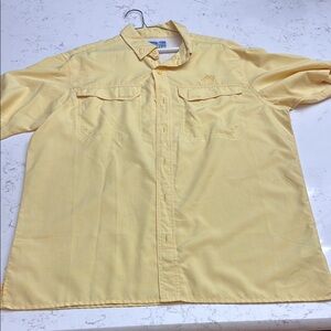 Fishing shirt/Men's Yellow Shirt new never worn